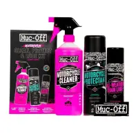 Muc-Off Motorcycle Clean Protect Lube Kit V2 - Zestaw do pielęgnacji motocykla