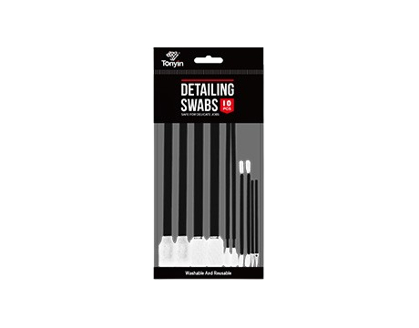 Tonyin Detailing Swabs - Patyczki do czyszczenia ciężko dostępnych miejsc 10 sztuk