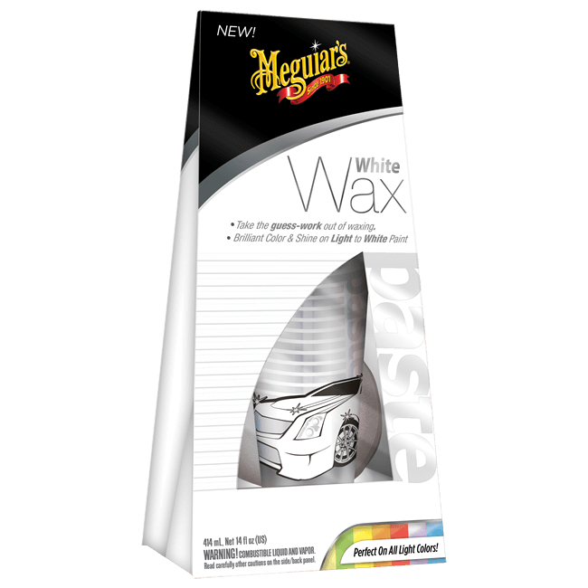Meguiar's White Wax Czyści poleruje i chroni lakier dedykowany do jasnych kolorów 198g