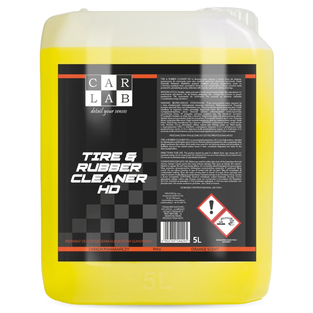Carlab Tire and Rubber Cleaner - Produkt do czyszczenia opon i gumy 5L