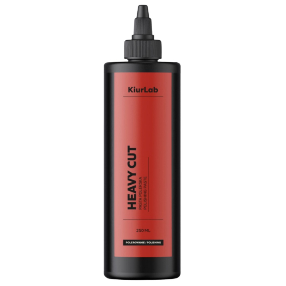 KiurLab Heavy Cut - Mocno ścierna pasta polerska do polerowania lakieru 250ml