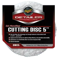 Meguiar's DMC5 DA Microfiber Cutting Discs 2pak Gąbki polerskie na rzep z mikrofibry 2 sztuki