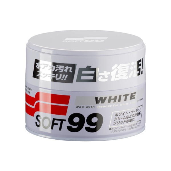 Soft99 White Soft Wax Wosk samochodowy do białych kolorów