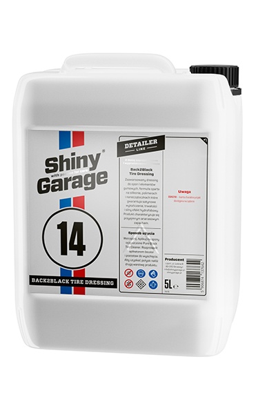 Shiny Garage Back2Black TTD żel do opon 5000ml
