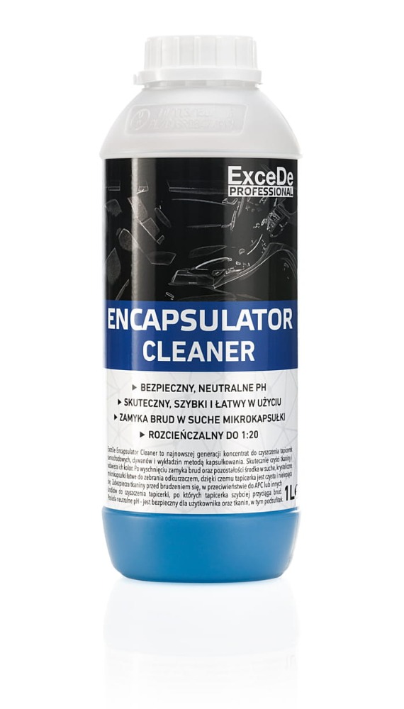 ExceDe Encapsulator Cleaner Płyn do prania tapicerki zamyka brud w mikrokapsułki 1000ml